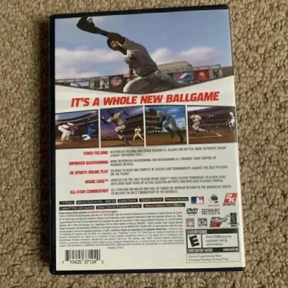 PlayStation 2 Major League Baseball 2K7 Derek Jeter ⭐️